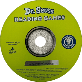 Dr. Seuss Reading Games - Disc Image