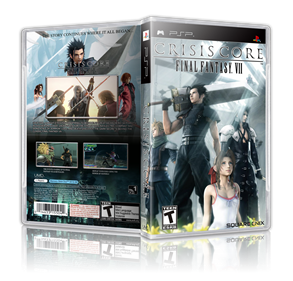 Crisis Core: Final Fantasy VII - Box - 3D Image