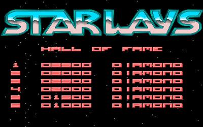 Starways - Screenshot - High Scores Image