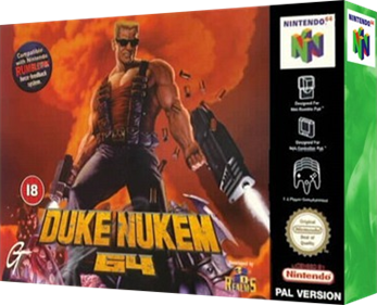 Duke Nukem 64 - Box - 3D Image