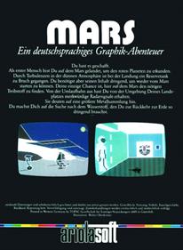 Mars - Box - Back Image