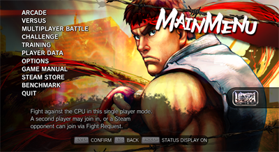 Ultra Street Fighter IV - Screenshot - Game Select Image