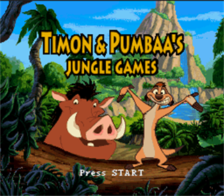 Timon & Pumbaa's Jungle Games - Screenshot - Game Title Image