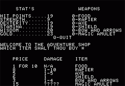 Akalabeth: World of Doom - Screenshot - Gameplay Image