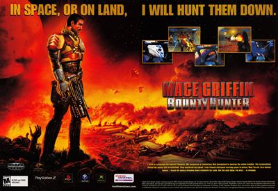Mace Griffin: Bounty Hunter - Advertisement Flyer - Front Image
