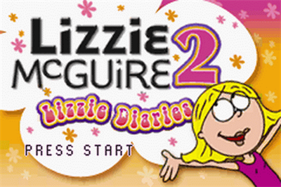 Lizzie McGuire 2: Lizzie Diaries - Screenshot - Game Title Image