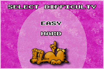 Garfield: The Search for Pooky - Screenshot - Game Select Image