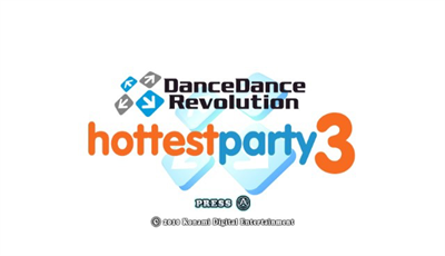 Dance Dance Revolution: Hottest Party 3 - Screenshot - Game Title Image