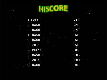 Battletoads in BattleWorld - Screenshot - High Scores Image