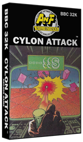 Cylon Attack (A&F Software) - Box - 3D Image