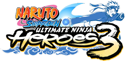 Naruto Shippuden: Ultimate Ninja Heroes 3 - Clear Logo Image
