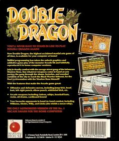 Double Dragon (Virgin Games/Melbourne House) - Box - Back Image
