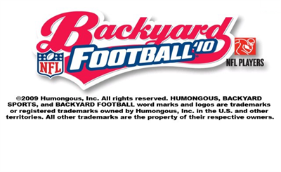Backyard Football '10 - Screenshot - Game Title Image