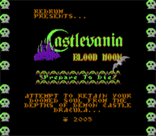Castlevania: Blood Moon - Screenshot - Game Title Image