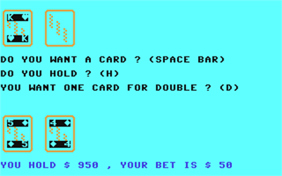 Blackjack (Green Valley Publishing) - Screenshot - Gameplay Image