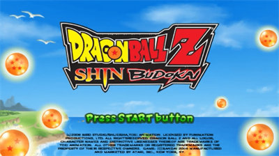 Dragon Ball Z: Shin Budokai - Screenshot - Game Title Image