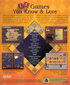 Hoyle Board Games - Box - Back Image
