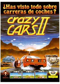 Crazy Cars II - Advertisement Flyer - Front Image