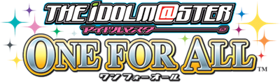 THE iDOLM@STER: One for All - Clear Logo Image