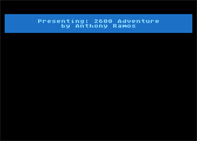 2600 Adventure - Screenshot - Game Title Image