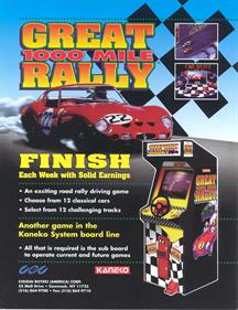 Great 1000 Miles Rally: U.S.A Version! - Advertisement Flyer - Front Image
