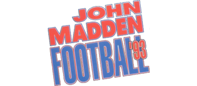 John Madden Football '93 - Clear Logo Image