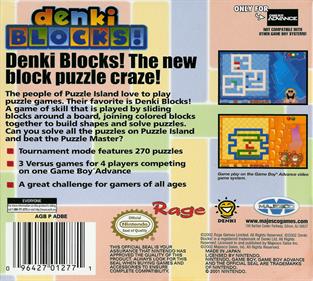 Denki Blocks! - Box - Back Image
