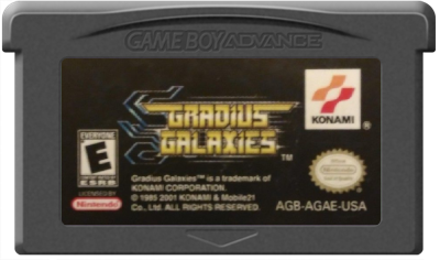 Gradius Galaxies - Cart - Front Image