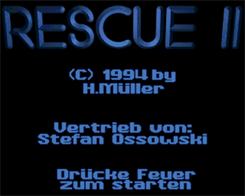 Rescue II - Screenshot - Game Title Image