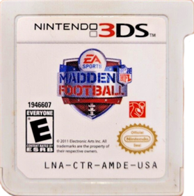 Madden NFL Football - Cart - Front Image