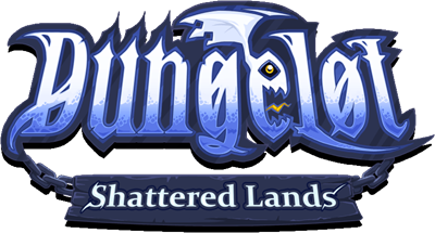 Dungelot: Shattered Lands - Clear Logo Image
