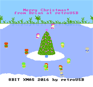8-Bit Xmas 2016 - Screenshot - Game Title Image