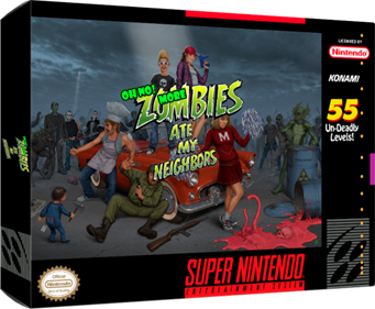 Oh No! More Zombies Ate My Neighbors! - Box - 3D Image