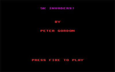 5k Invaders! - Screenshot - Game Title Image