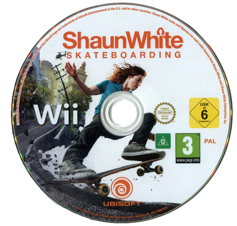 Shaun White Skateboarding Wii Used