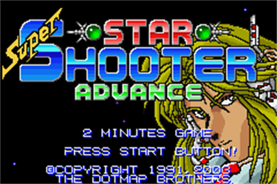 Super Star Shooter Advance - Screenshot - Game Title Image