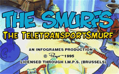 The Smurfs: The Teletransportsmurf - Screenshot - Game Title Image