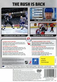 NHL 06 - Box - Back Image