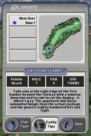 Tiger Woods PGA Tour - Screenshot - Game Select Image