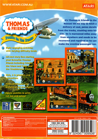 Thomas & Friends: Trouble on the Tracks - Box - Back Image