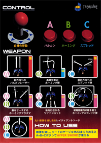 Radiant Silvergun - Arcade - Controls Information Image