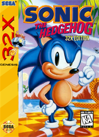 Sonic the Hedgehog 32X - Box - Front Image