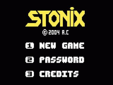 Stonix - Screenshot - Game Title Image