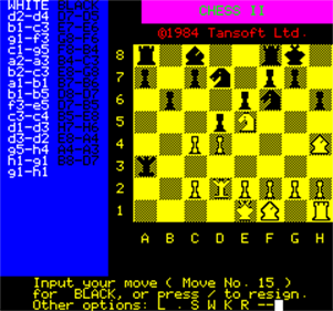 Chess II - Screenshot - Gameplay Image