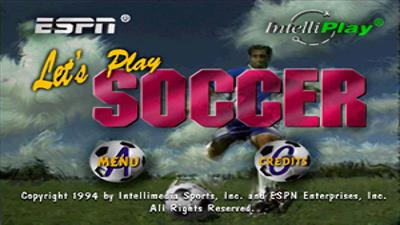 ESPN Let's Play Soccer - Screenshot - Game Title Image