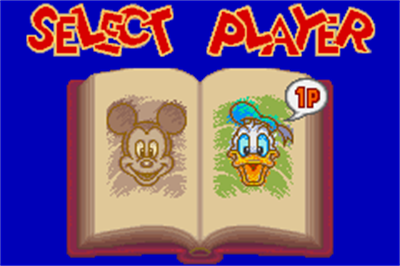 Disney's Magical Quest 3 Starring Mickey & Donald - Screenshot - Game Select Image