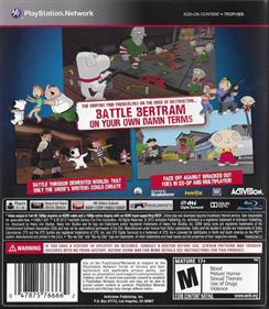 Family Guy: Back to the Multiverse - Box - Back Image