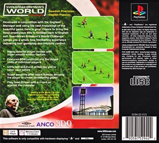 Sven-Goran Eriksson's World Challenge - Box - Back Image