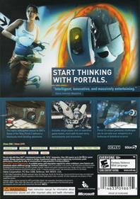 Portal 2 - Box - Back Image
