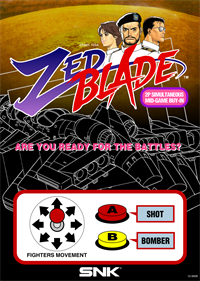 Zed Blade - Arcade - Controls Information Image